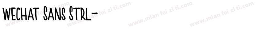 wechat Sans Strl字体转换